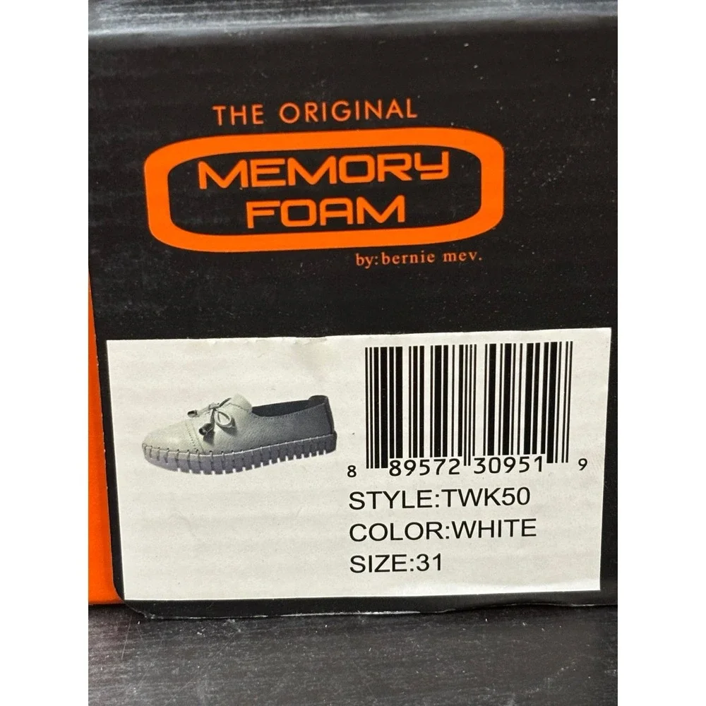 Bernie Mev TWK50 white size 31 / us 13 kids
